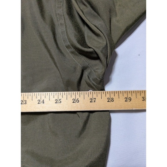 VTG KILLER LOOP OVERPLUS COMFORT Men Large Green Nylon Full Zip Snap Jacket - Picture 14 of 16